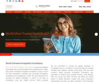 Worldoverseasimmigration.com(World Overseas Immigration Consultancy) Screenshot