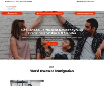 Worldoverseasimmigration.in(World Overseas Immigration) Screenshot