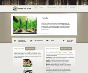 WorldpacPaperllc.com(WPP Information) Screenshot