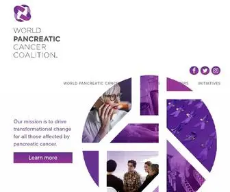 Worldpancreaticcancercoalition.org(World Pancreatic Cancer Coalition) Screenshot