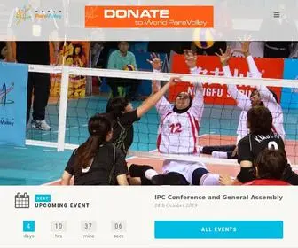 Worldparavolley.org(World ParaVolley) Screenshot