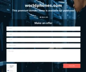 Worldphones.com(Worldphones) Screenshot