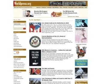 Worldpress.org(World News From World Newspapers) Screenshot