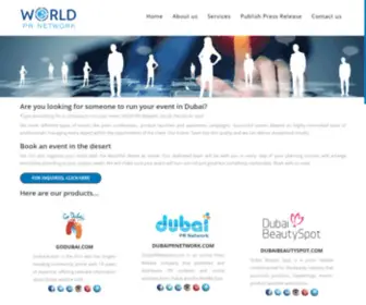 Worldprnetwork.com(World PR Network) Screenshot