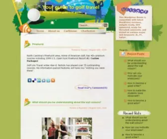 Worldpro-AM.com(Your guide to golf travel) Screenshot