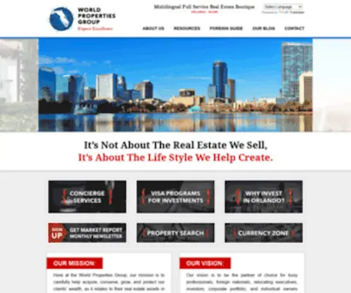 Worldprogroup.com(World Properties Group) Screenshot