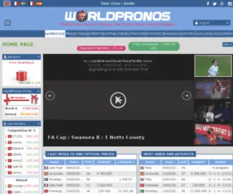 Worldpronos.fr(Worldpronos) Screenshot