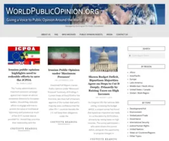 Worldpublicopinion.org(WordPress) Screenshot