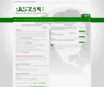 Worldpuzzle.org(The World Puzzle Federation) Screenshot
