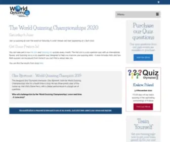 Worldquizzing.com(World Quizzing Championships) Screenshot