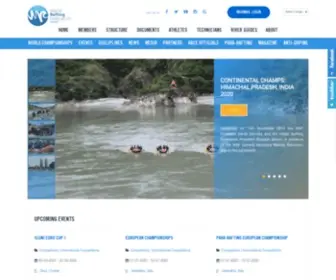 Worldraftingfederation.com(World Rafting Federation) Screenshot