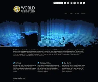 Worldrecruiters.com(World Recruiters) Screenshot