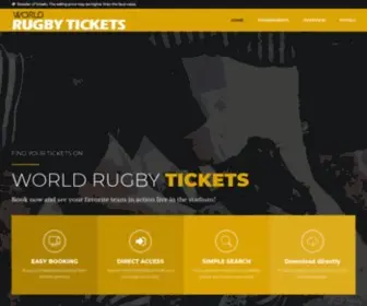 Worldrugbytickets.com(Rugby Tickets) Screenshot