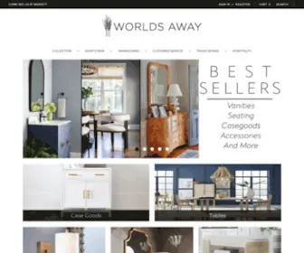 Worlds-Away.com(Wholesale Furniture Online) Screenshot