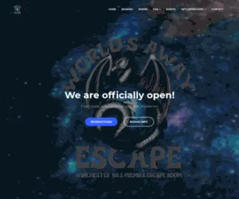 Worldsawayescape.com(Winchester VA Escape Room Adventure) Screenshot