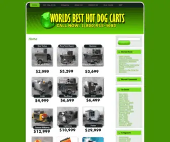 Worldsbesthotdogcarts.com(Worlds Best Hot Dog Carts) Screenshot