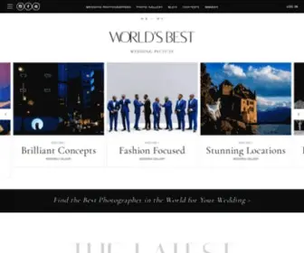 Worldsbestweddingphotos.com(World's Best Wedding Photos & Directory of Top Photographers) Screenshot