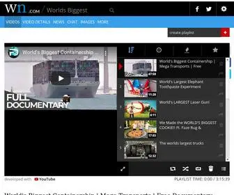 Worldsbiggest.net(World's Biggest Containership) Screenshot