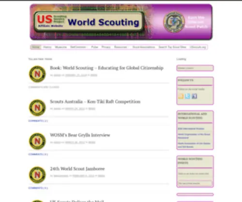 Worldscouting.net(International Scouting by NetCommish) Screenshot