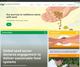 Worldseed.org(International Seed Federation) Screenshot