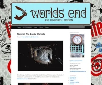 Worldsendshop.co.uk(Worlds End) Screenshot