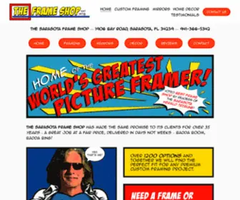 Worldsgreatestpictureframer.com(The Frame Shop) Screenshot