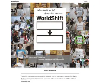 Worldshift.org(Worldshift) Screenshot