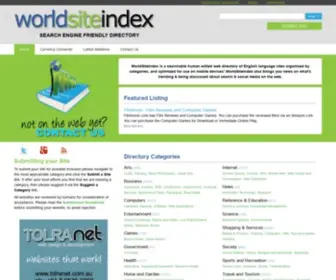 Worldsiteindex.com(World Site Index Web Directory) Screenshot