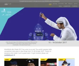 Worldskillsabudhabi2017.com(WorldSkills Abu Dhabi 2017) Screenshot