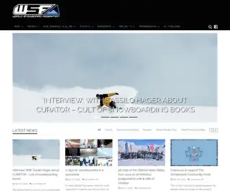 Worldsnowboardfederation.org(The World Snowboard Federation) Screenshot