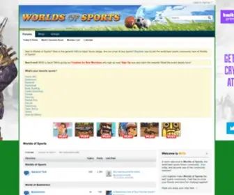 Worldsofsports.com(VBulletin Forums) Screenshot