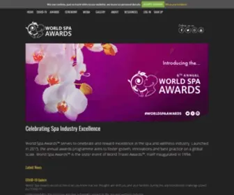 Worldspaawards.com(World Spa Awards) Screenshot