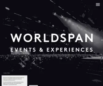 Worldspan.co.uk(Full service communications agency) Screenshot