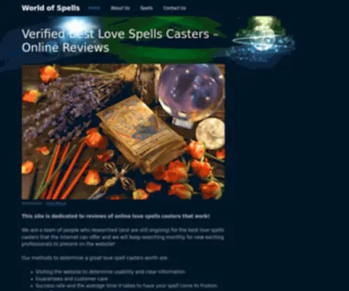 Worldspells.com(The best love spells casters online can be found here. Four dedicated ppl whose life mission) Screenshot