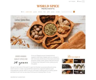 Worldspice.com(Seattle's Premier Spice) Screenshot