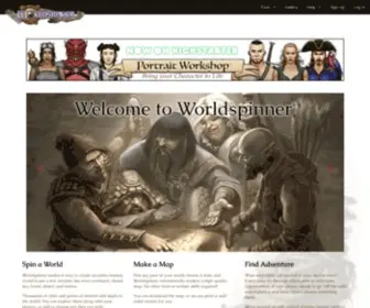Worldspinner.com(Fantasy map making and worlds building) Screenshot