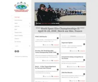 Worldsportkite.com(World Sport Kite Championships (WSKC)) Screenshot