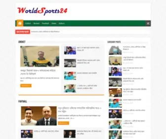 Worldsports24.net(Worldsports 24) Screenshot