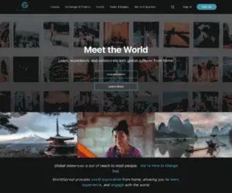 Worldsprout.com(Meet the World) Screenshot