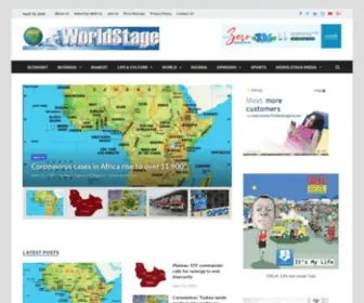 Worldstagegroup.com(For business and economic news from around the world) Screenshot