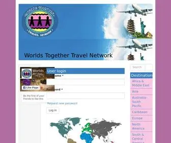 Worldstogethertravel.com(Unique Cultural World Travel) Screenshot