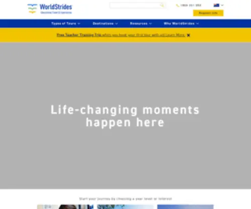 Worldstrides.com.au(Worldstrides) Screenshot