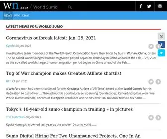 Worldsumo.com(Sumo Champion News) Screenshot