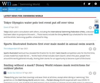 Worldswimming.com(Swimming World) Screenshot