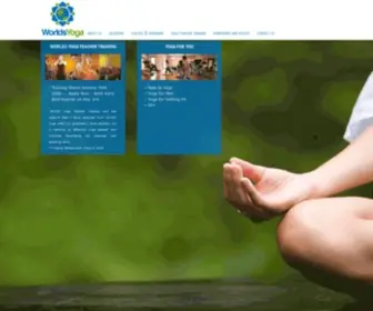 Worldsyoga.com(Worlds Yoga) Screenshot