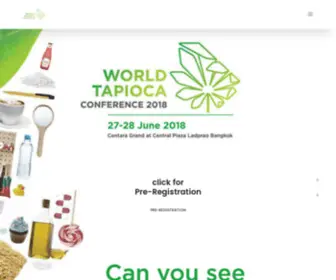 Worldtapiocaconference.com(World Tapioca Conference 2018) Screenshot