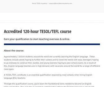 Worldtesolacademy.com(World TESOL Academy) Screenshot