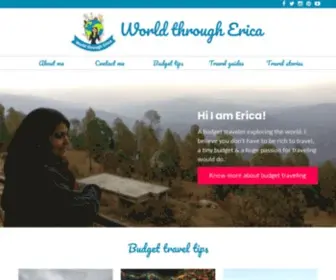 Worldthrougherica.com(World through Erica) Screenshot