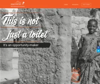 Worldtoiletday.info(World Toilet Day) Screenshot