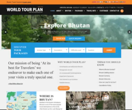 Worldtourplan.com(World Tour Plan) Screenshot